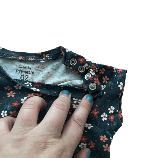 Bloemenjurk - maat 62 (2-4M)