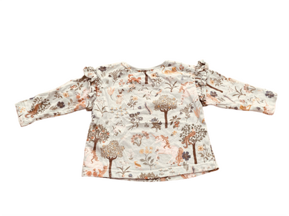 Twee shirts met lange mouwen - maat 62-68 (3-6M)