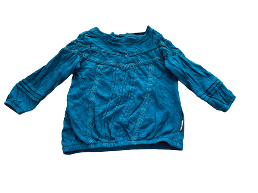 Geschikt voor de droger en drogen. Shirt met lange mouwen - maat 68 (3-6M)