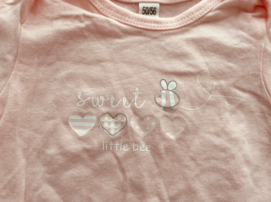 Shirt met lange mouwen - maat 50 - 56 (0-2M)