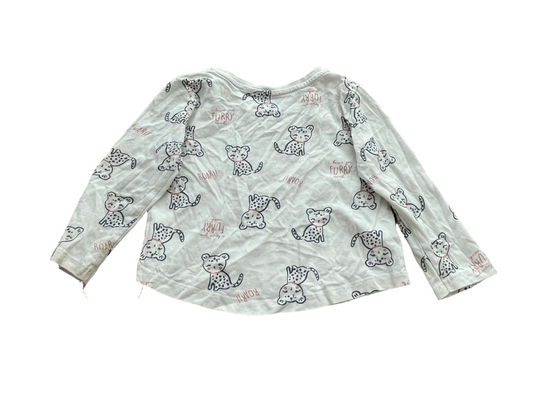 Shirt met lange mouwen - maat 74 - 80 (6-12M)