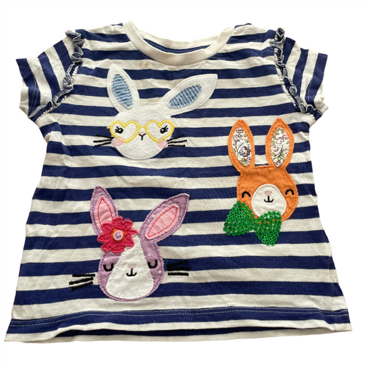T-shirt met korte mouwen - maat 74 (6-9M)