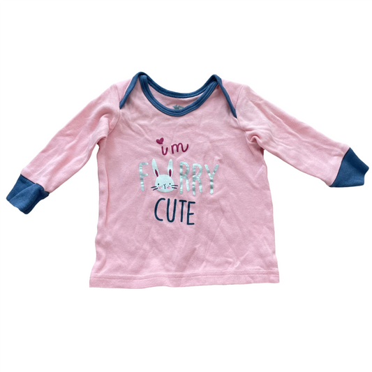 Shirt met lange mouwen - maat 62-68 (3-6M)