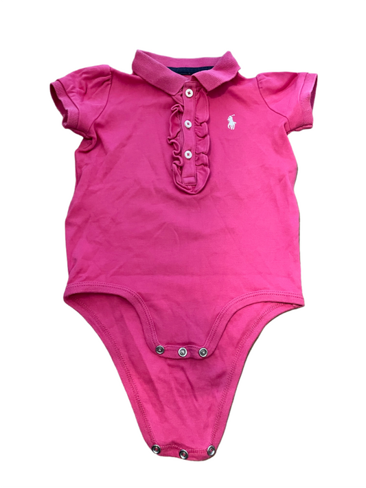 Ralph Lauren romper met korte mouwen - maat 70 (6M)