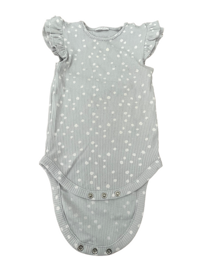 Set of two short sleeve rompers - size 74 (6-9M)
