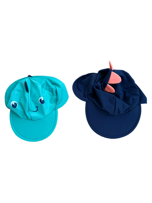 Two Swimming Hats - Size 80/86 (9-18M)