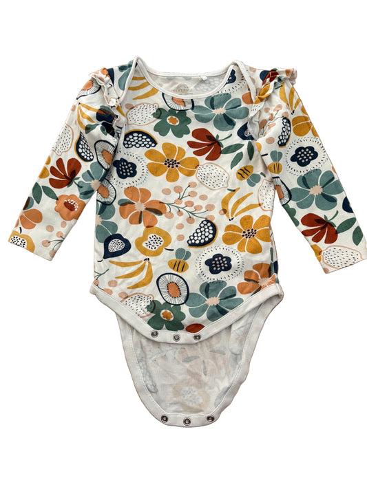 Long-Sleeve Romper - Size 86 (12-18M)