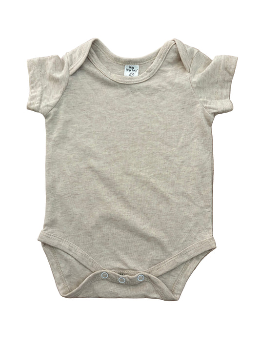 Short-Sleeve Romper - Size 50/60 (0-3M)