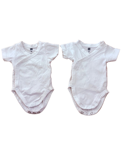 Set of Two Rompers - Size 50 (Newborn-1M)