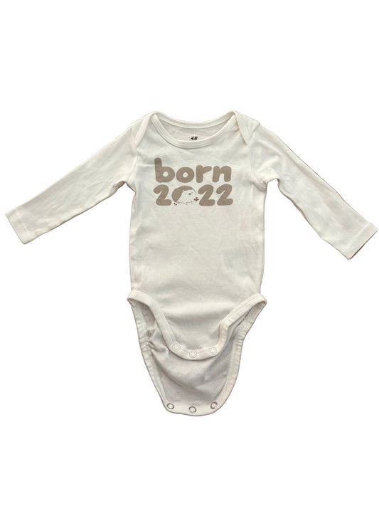 Long-Sleeve Romper - Size 62 (2-4M)