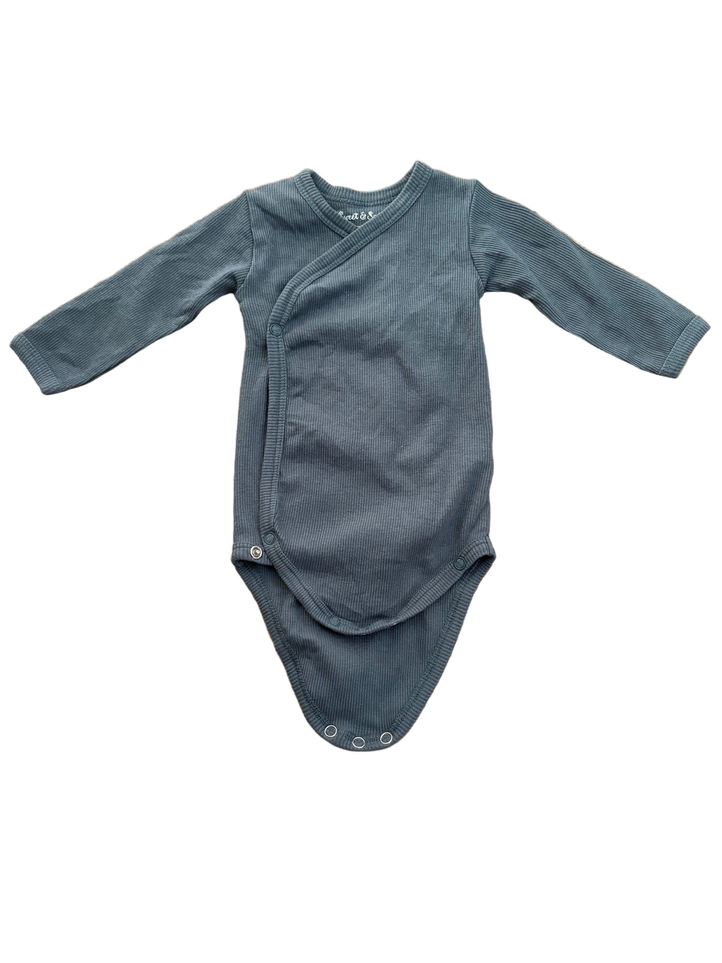 Long-Sleeve Romper - Size 56 (1-2M)