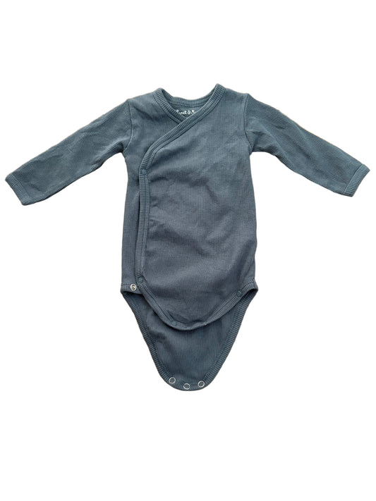 Long-Sleeve Romper - Size 56 (1-2M)