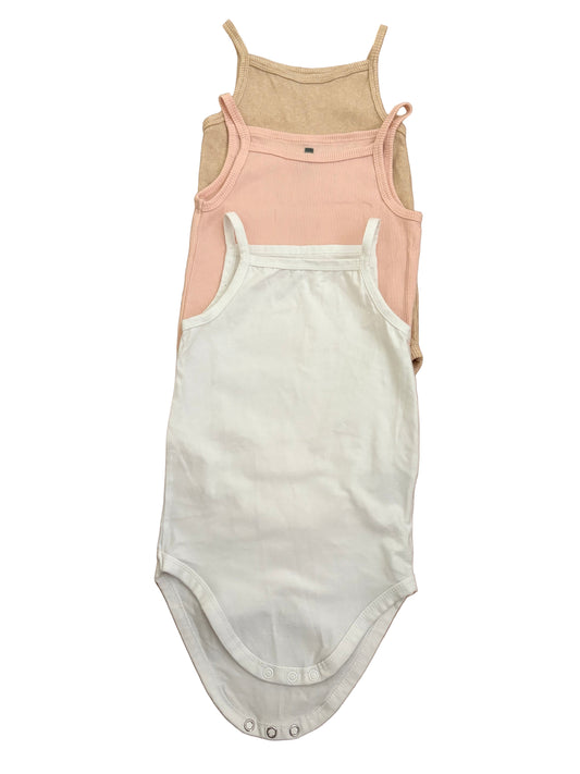Set of 3 Sleeveless Rompers - Size 98/104 (3-4Yrs)