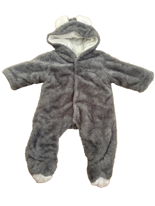 Teddy Onesie - Size 50/60 (0-3M)