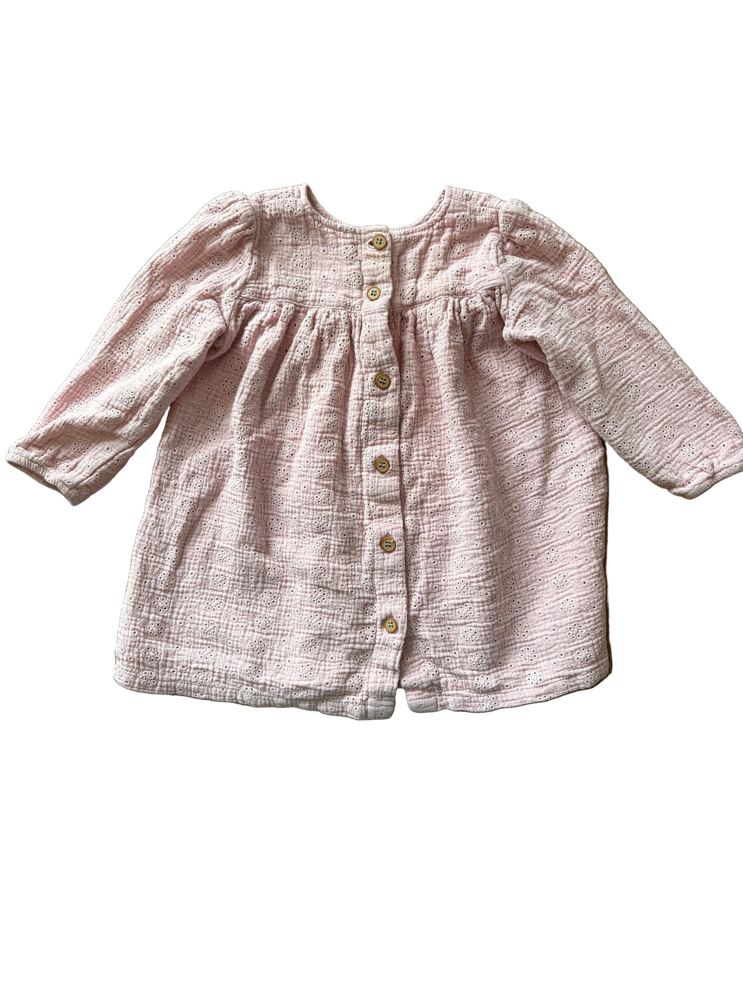 Long-Sleeve Dress - Size 86 (12-18M)