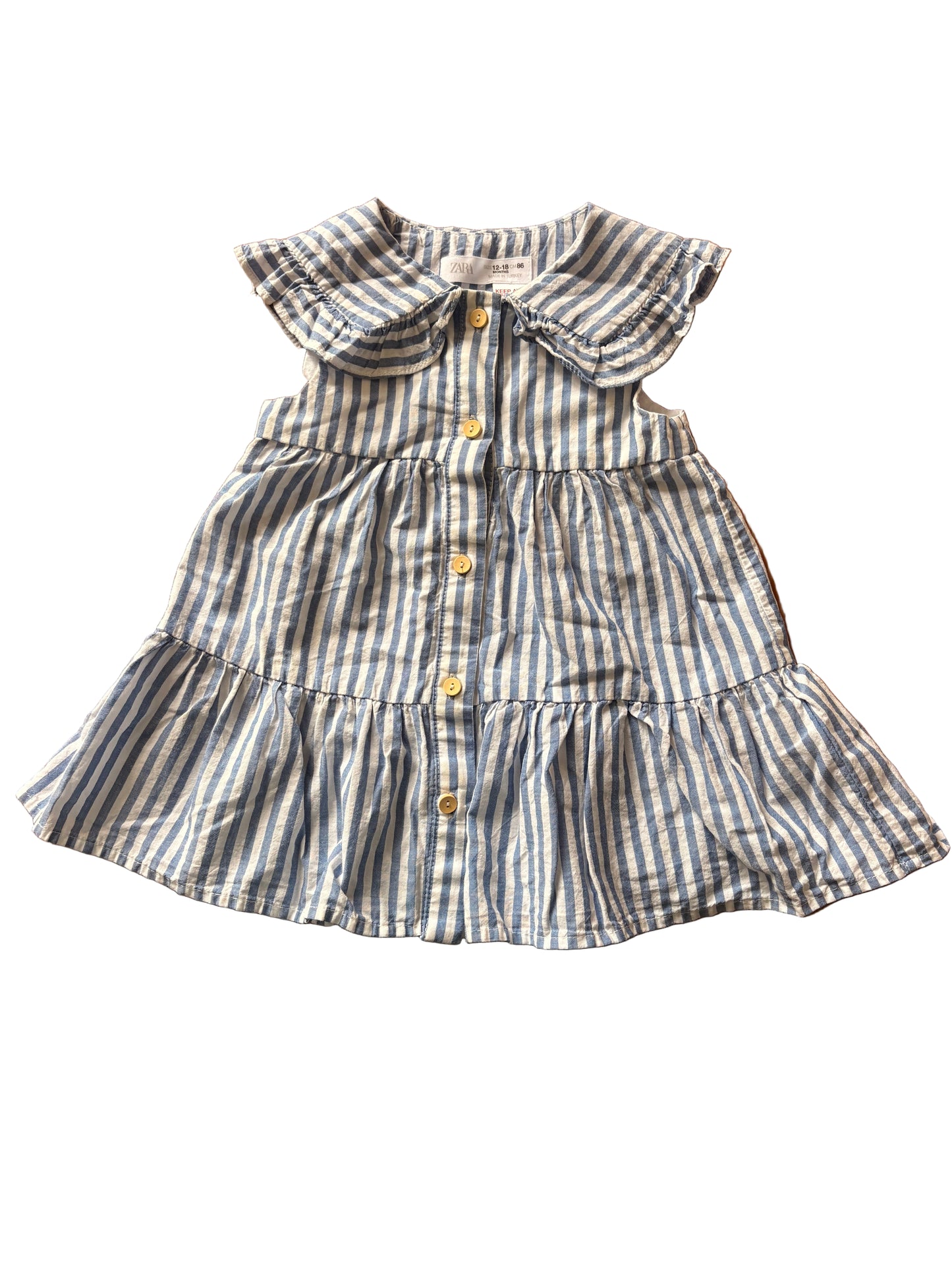 Sleeveless Dress - Size 86 (12-18M)