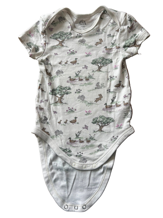 Short-Sleeve Romper - Size 92(18-24M)