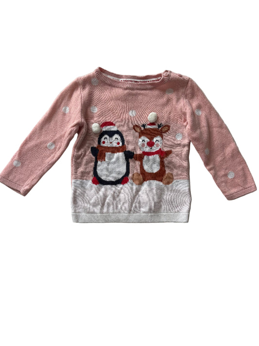 Christmas Jumper - Size 74 (6-9M)