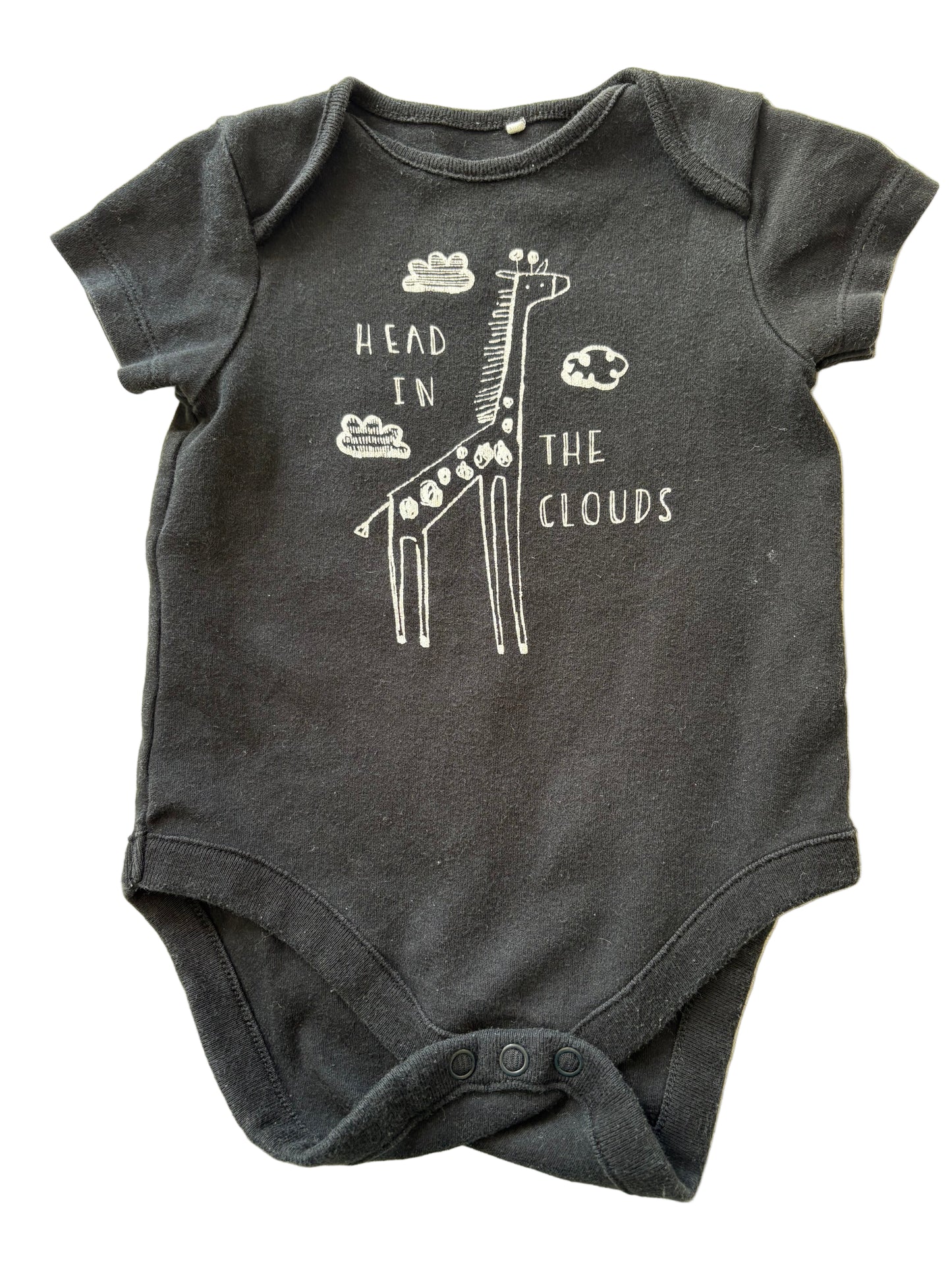 Short-Sleeve Romper - Size 74 (6-9M)