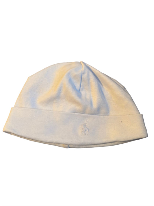 POLO RALPH LAUREN Katoenen muts - Beanie - lichtblauw - maat 50 (pasgeboren)