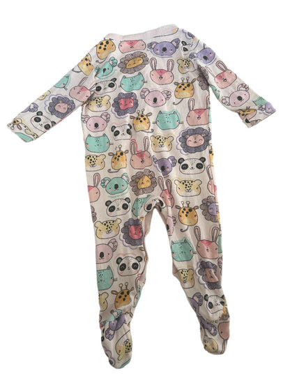 Twee-pack rompertjes met lange mouwen - maat 80 (9-12M)