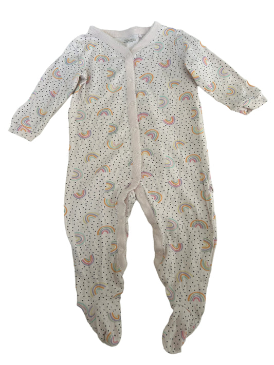 Twee-pack rompertjes met lange mouwen - maat 80 (9-12M)