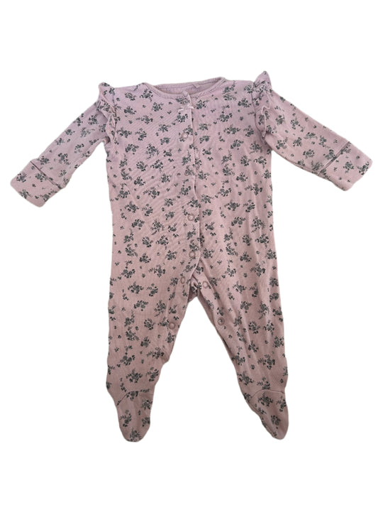 Onesie met lange mouwen - maat 50-60 (0-3M)