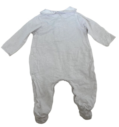 Pyjama voor baby's van fluweel - Maat 50 (pasgeboren)