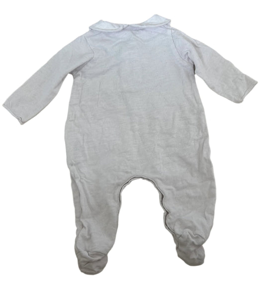 Pyjama voor baby's van fluweel - Maat 50 (pasgeboren)