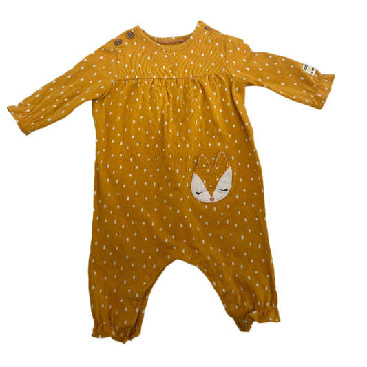 Onesie met lange mouwen - maat 50-60 (0-3M)