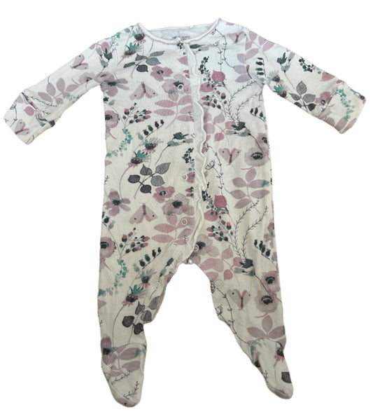 Onesie met lange mouwen - maat 50-60 (0-3M)