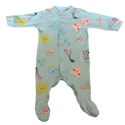 Long-sleeve onesie - size 50(0-1M)