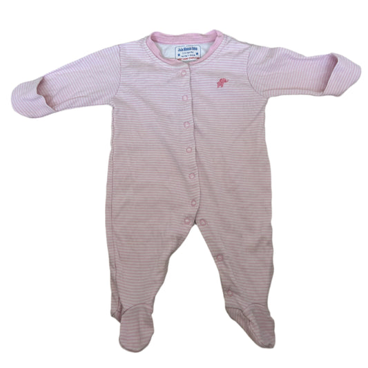 Onesie met lange mouwen - maat 50-60 (0-3M)