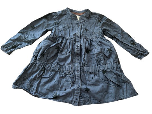 Jurk met lange mouwen - Maat 80 (9-12M)