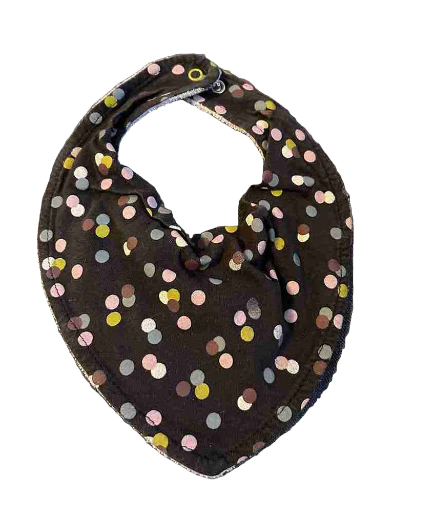 bandana bibs with polka dots