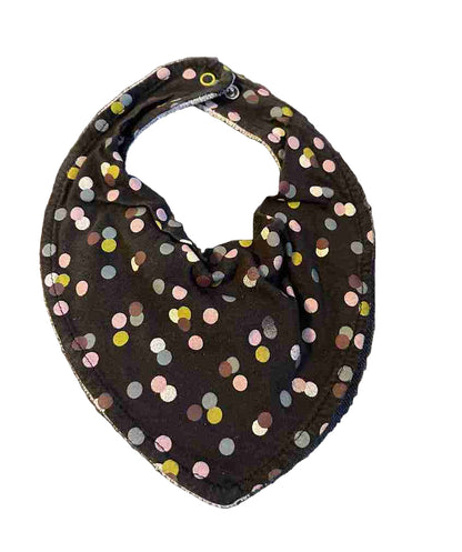 bandana bibs with polka dots