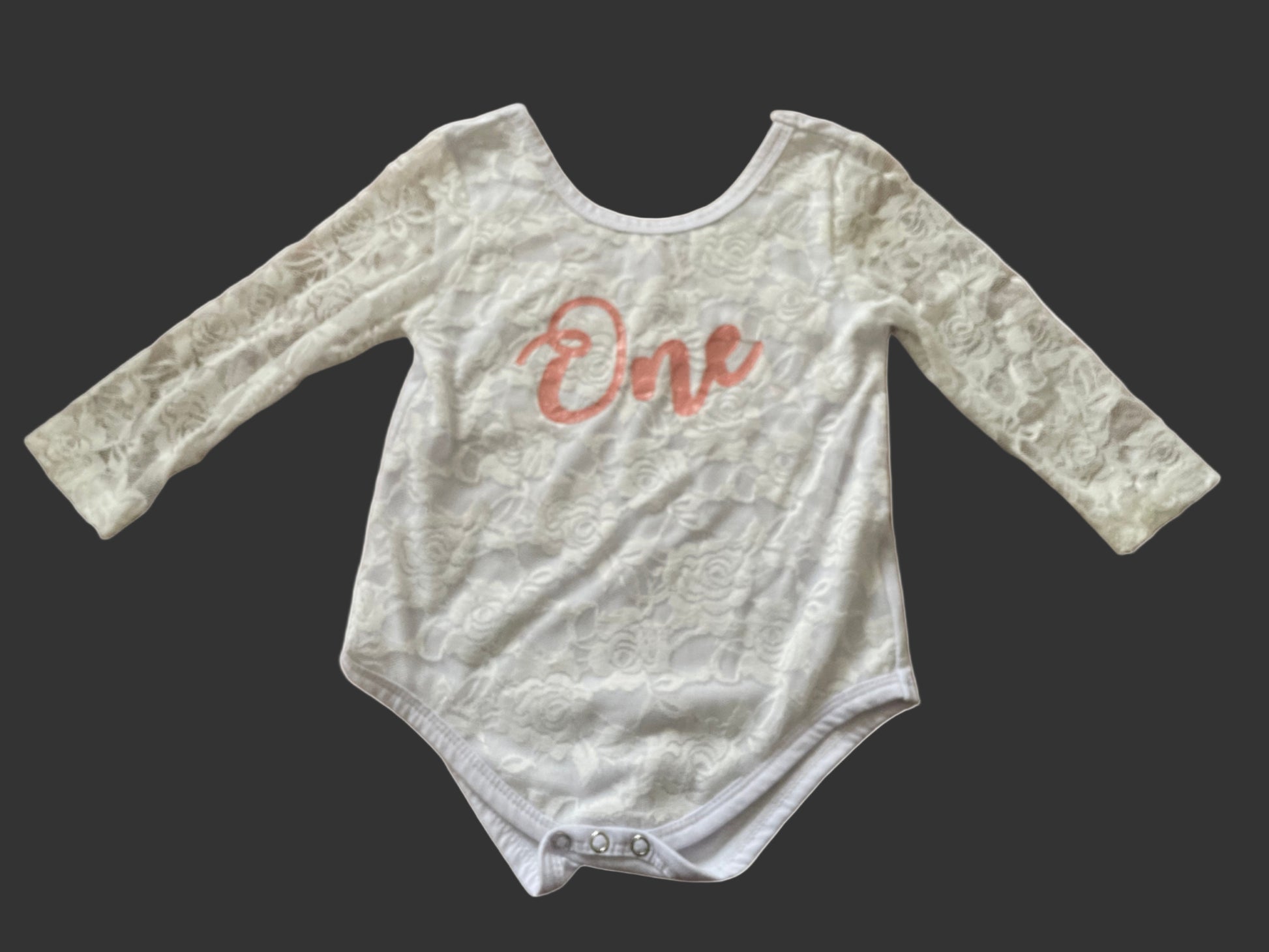 gray long sleeve romper