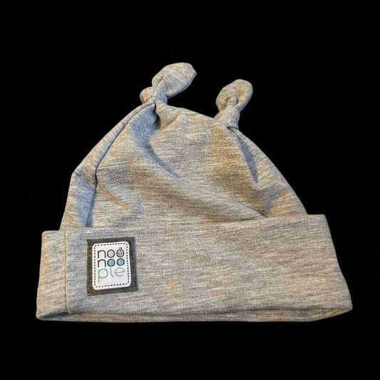 Noonoopie Grey double knot beanie