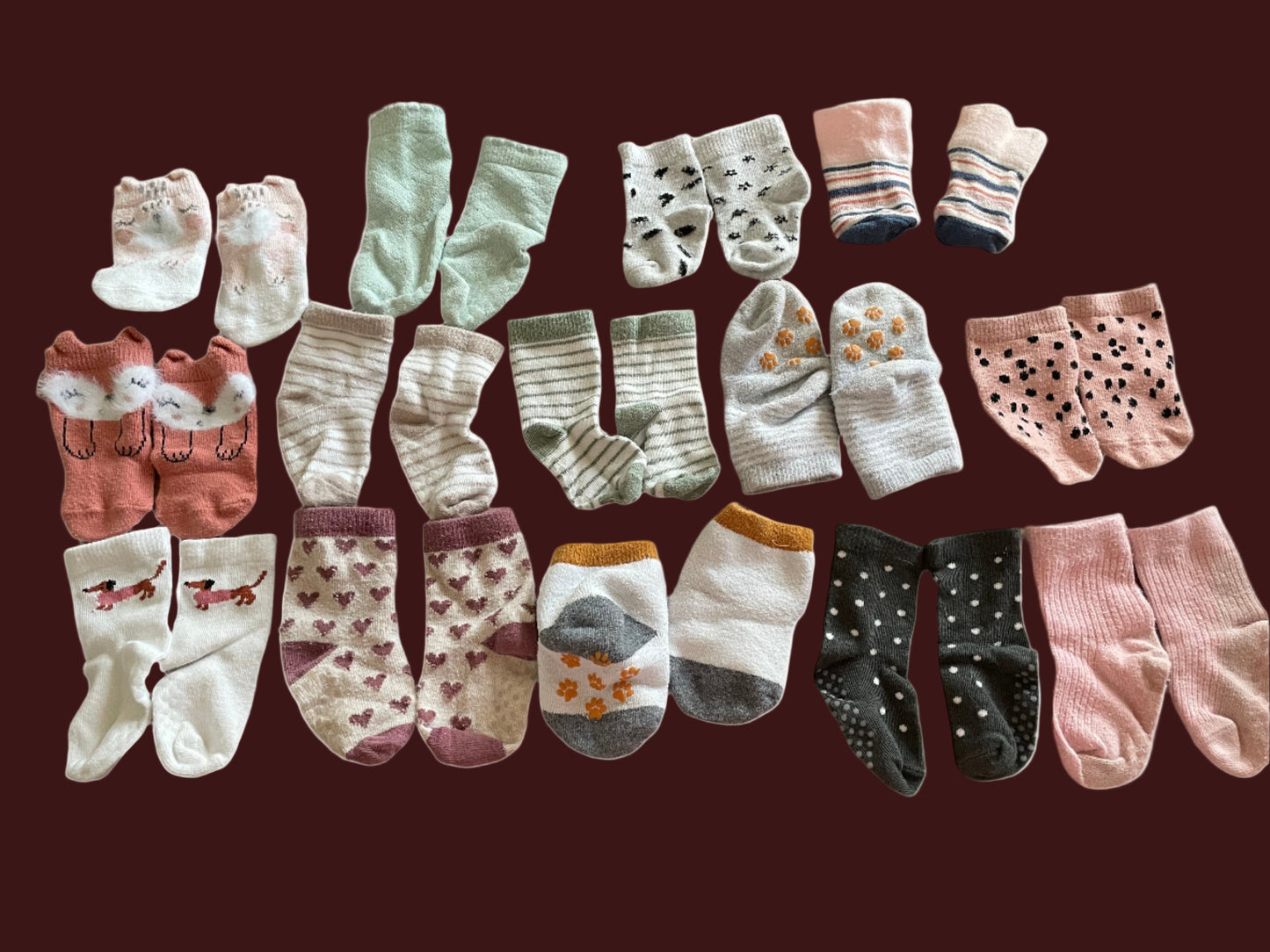 multicolor socks bundle