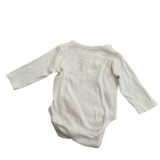 Set of two wrap-over long sleeve rompers - 68 (4-6M) - Liefde 2.0