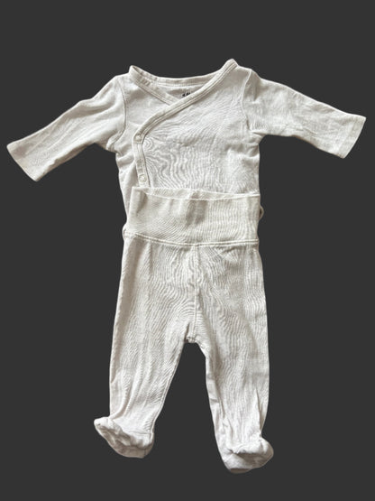 white baby onesie